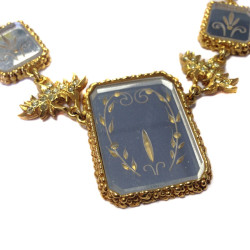 Collier CHRISTIAN LACROIX miroirs Vintage