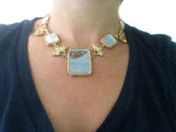 Collier CHRISTIAN LACROIX miroirs Vintage