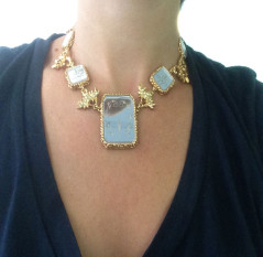 CHRISTIAN LACROIX mirrors Vintage necklace