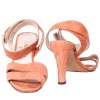 Coral CHANEL T38, 5 suede sandals