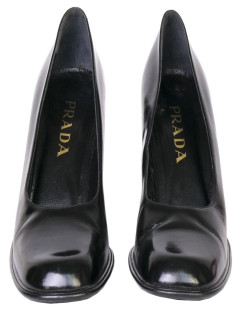 Shoes PRADA 39.5 T Matt varnished leather