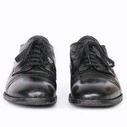 Mocassins ANATOMICA T7 cuir lisse noir