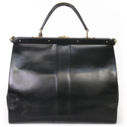 Sacoche RALPH LAUREN cuir noir