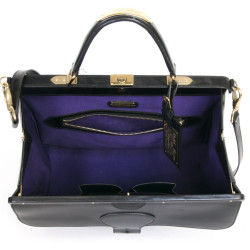 Sacoche RALPH LAUREN cuir noir