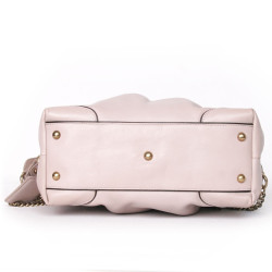 Sac NINA RICCI cuir rose vieilli