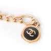 Belt string CHANEL Vintage gold brass