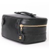 Trousse de voyage CHANEL cuir noir