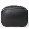 CHANEL black leather travel kit