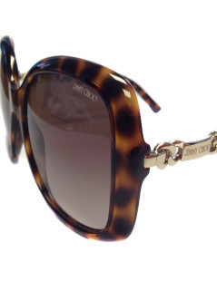 AUCTION JIMMY CHOO way Brown tortoiseshell sunglasses