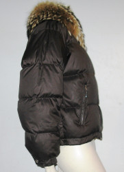 DOLCE GABBANA & 40 IT removable collar down jacket by Marmot of Russia