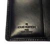 Porte répertoire LOUIS VUITTON en cuir épi noir