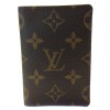 pocket organizer compact LOUIS VUITTON en toile enduite monogrammées