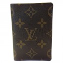 Pocket compact organizer LOUIS VUITTON monogrammed coated canvas