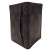 Pocket compact organizer LOUIS VUITTON monogrammed coated canvas