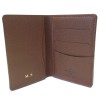 Pocket compact organizer LOUIS VUITTON monogrammed coated canvas