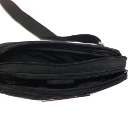 SONIA RYKIEL belt bag in black canvas