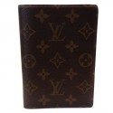 LOUIS VUITTON wallet large format in coated canvas