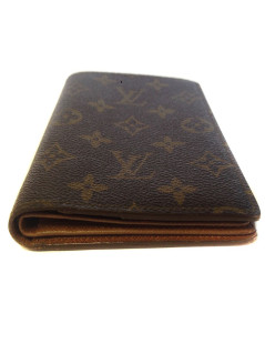 LOUIS VUITTON wallet large format in coated canvas