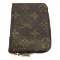 Wallet "Zippy" LOUIS VUITTON monogrammed coated canvas