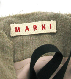 MARNI dress in beige and old Silk rose T40 it