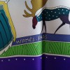 Square HERMES "Life in the far North" Purple silk