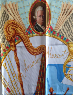 Hermès "Homage to Mozart" in silk