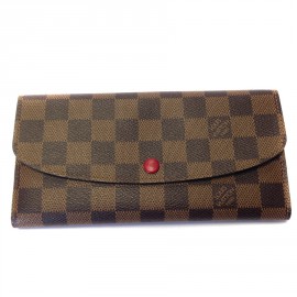 LOUIS VUITTON checkerboard pattern coated canvas wallet