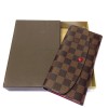 LOUIS VUITTON checkerboard pattern coated canvas wallet