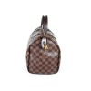 Sac speedy 30 LOUIS VUITTON cuir damier marron