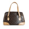 LOUIS VUITTON monogram Brown and beige leather canvas bag