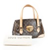 LOUIS VUITTON monogram Brown and beige leather canvas bag