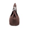 Sac HERMES toile et cuir marron