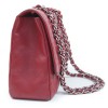 CHANEL red caviar leather jumbo bag