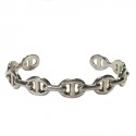 HERMES anchor chain bracelet chains silver