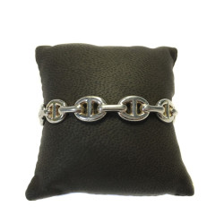 Bracelet HERMES chaine d'ancre argent