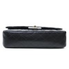 Quilted CHANEL timeless black lambskin bag