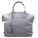 Sac "Lockit" LOUIS VUITTON cuir lisse et grainé mastic