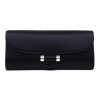 Pochette YVES SAINT LAURENT satin de soie noir