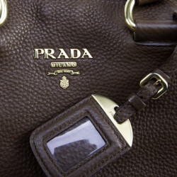 Sac PRADA cuir grainé