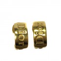 Earrings clips gold metal DIOR