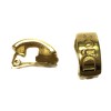 Earrings clips gold metal DIOR