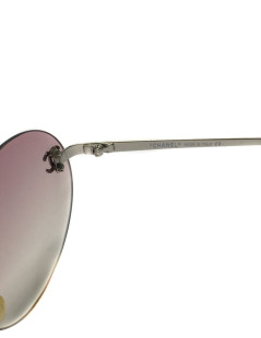 CHANEL pink sunglasses