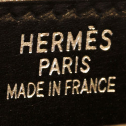 Sac à dépêches HERMES cuir box noir