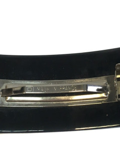 Barrette CHANEL inclusion de CC dorés