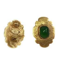 Parure CHANEL broche et boucles d'oreille Vintage