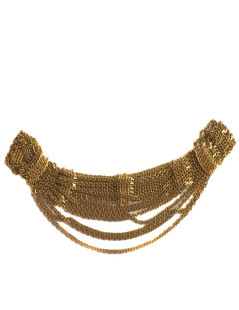 CHANEL belt chains 8 rows Golden