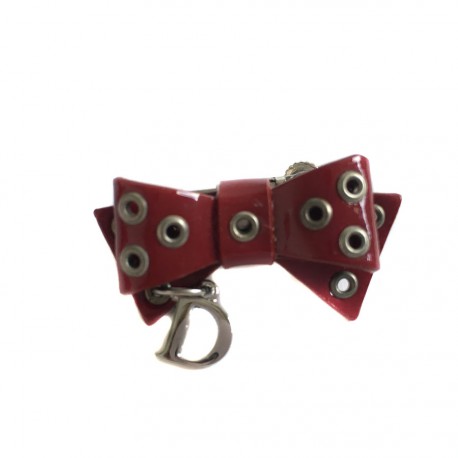 Broche DIOR Vintage bordeaux