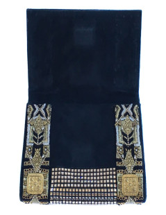 Cover of the evening embroidered gold BALMAIN