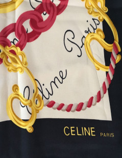 Carré de soie CELINE  vintage