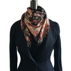 Foulard multicolore en soie ETRO